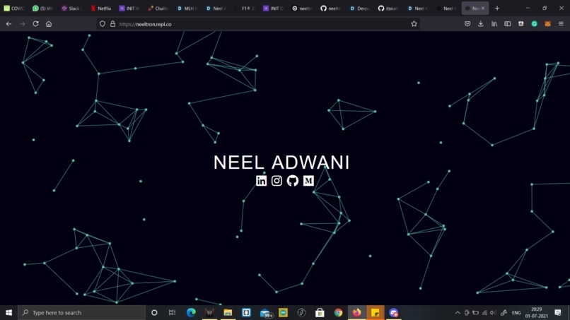 Redesigning my portfolio – screenshot 1