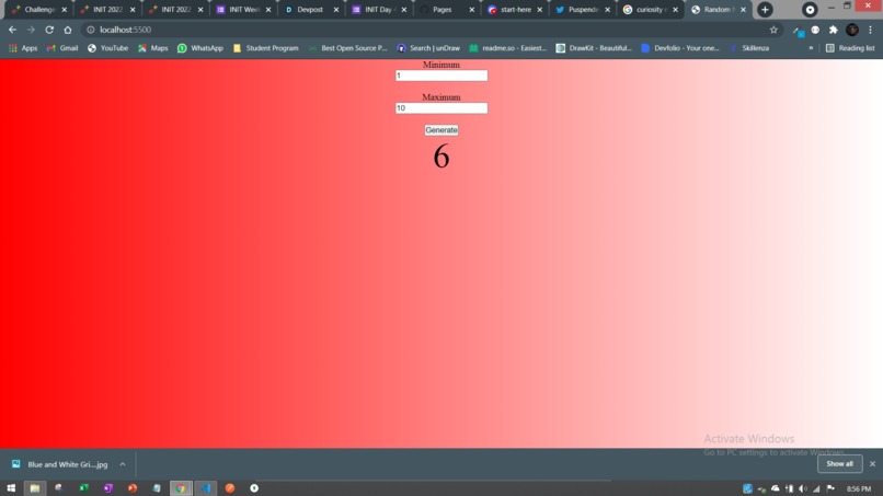 random-number-generator – screenshot 1