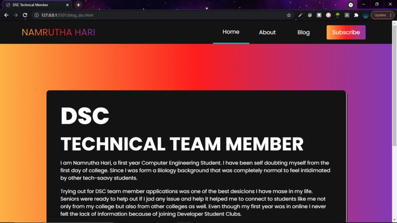 My Porfolio (modified) – screenshot 3