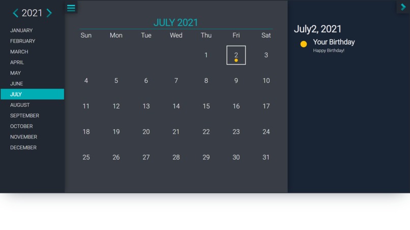 Scheduler – screenshot 1
