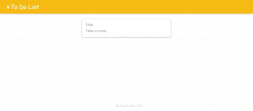 To Do List – screenshot 1