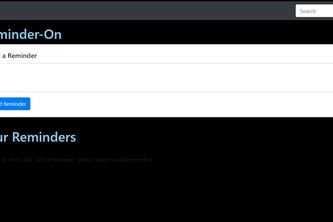 Reminder web application