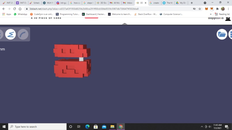 3 d MODEL – screenshot 1