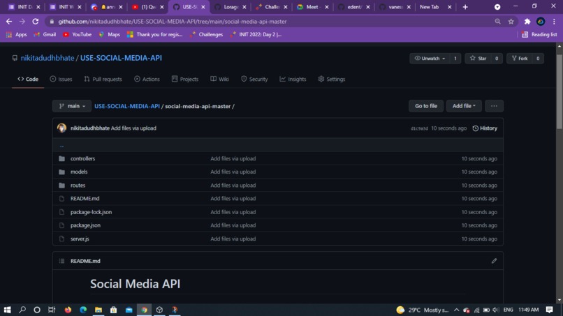 Use Social Media API – screenshot 1