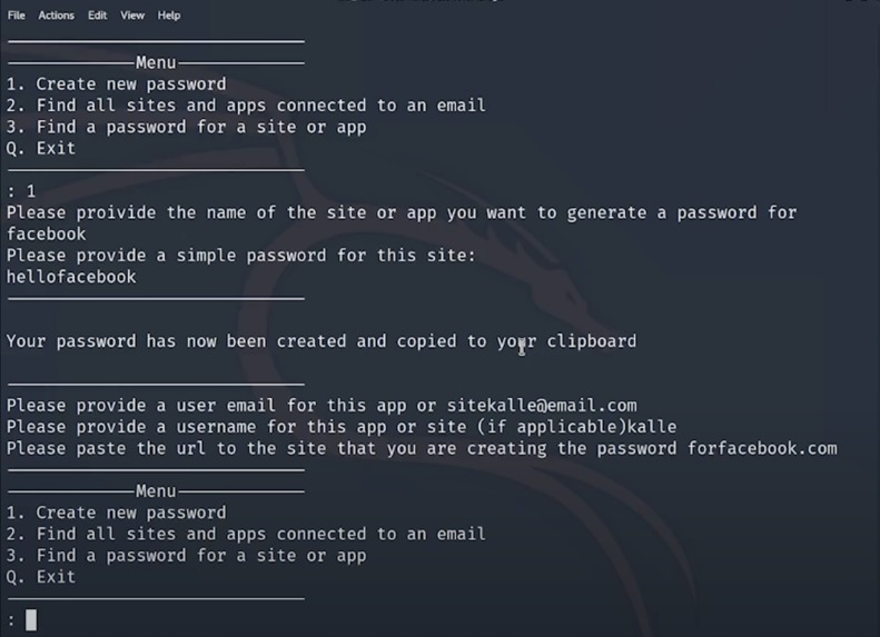 Password Manager – screenshot 1