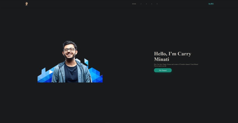 Redesigned Website – screenshot 1