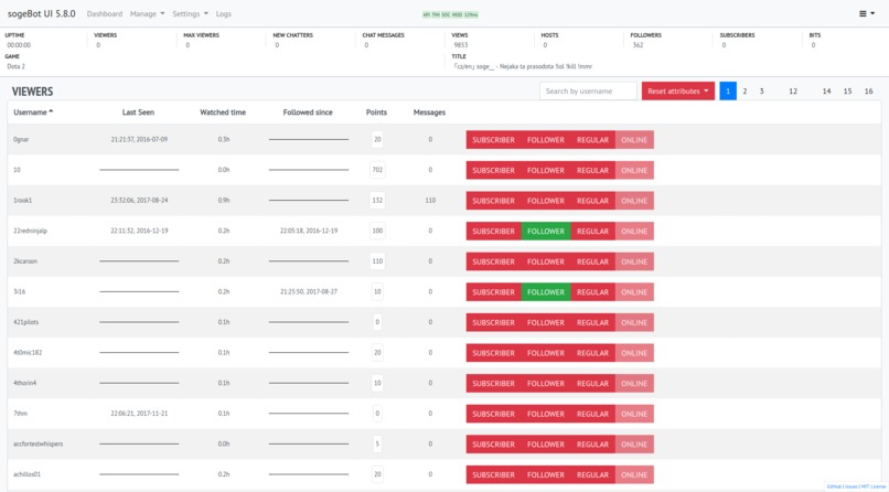 Twitch Bot – screenshot 1