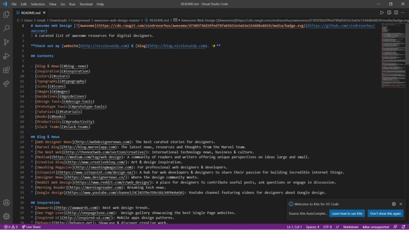 Website – screenshot 1