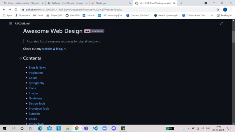 Redesign a Website – screenshot 1