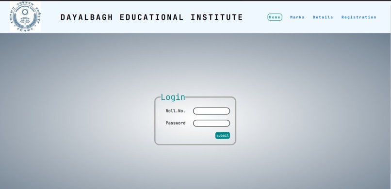 DEI CMS – screenshot 1