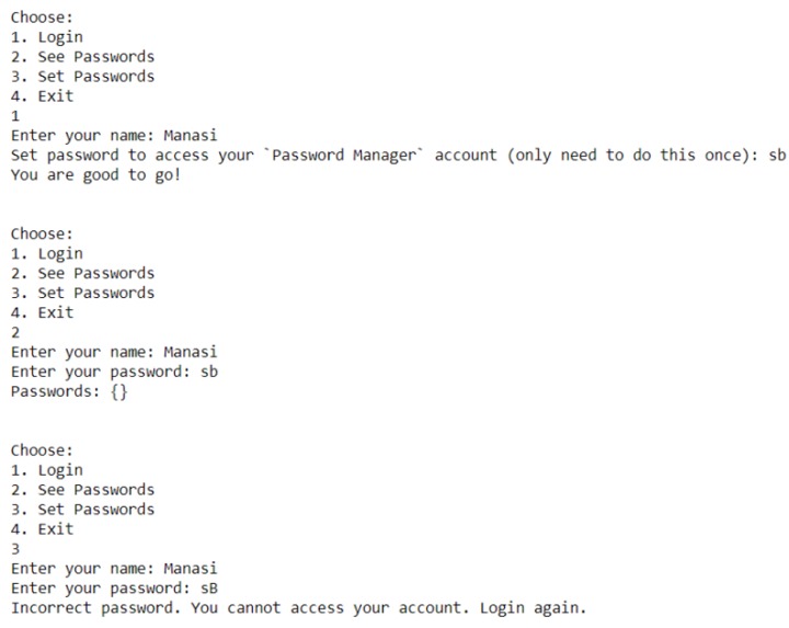 Password Manager – screenshot 1