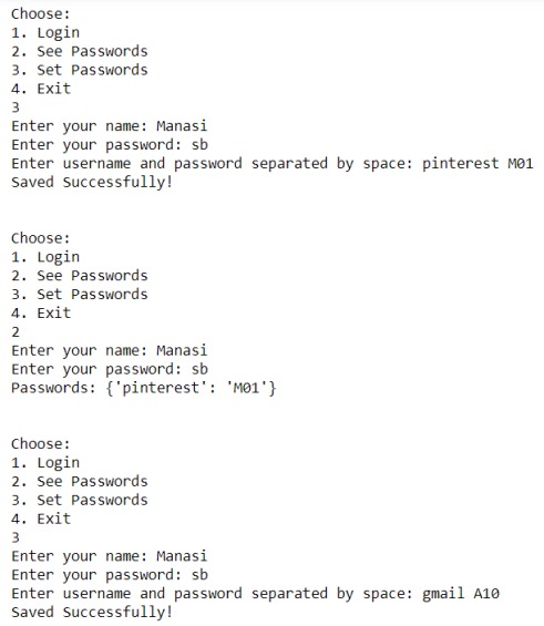 Password Manager – screenshot 2