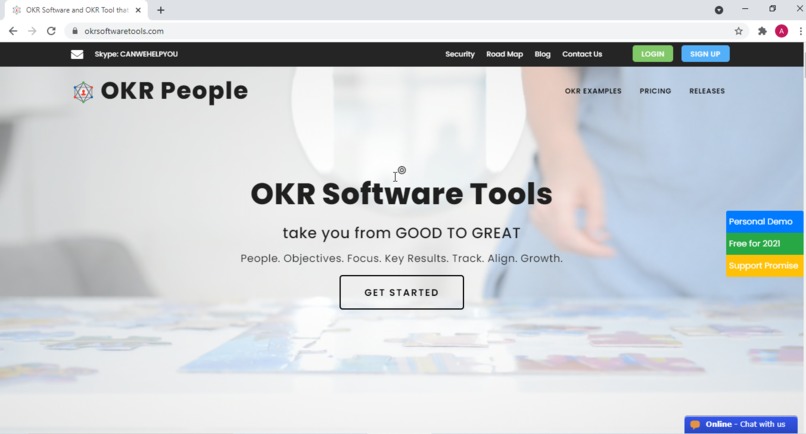 OKRsoftwaretools – screenshot 1