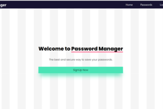 Create a Password Manager