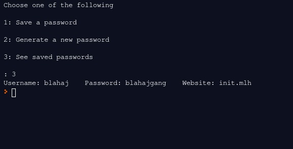 Password Manager With Encryption – screenshot 3