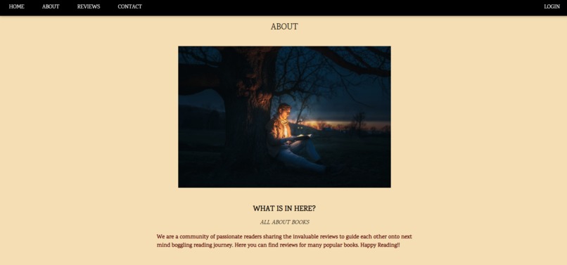 Online Book Reviews – screenshot 1