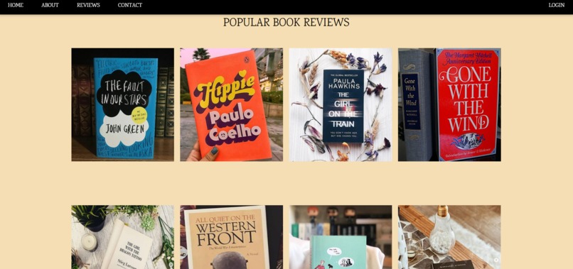 Online Book Reviews – screenshot 2