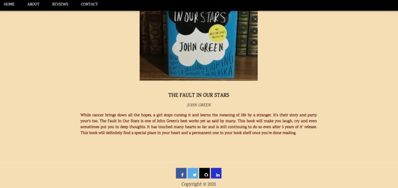 Online Book Reviews – screenshot 4