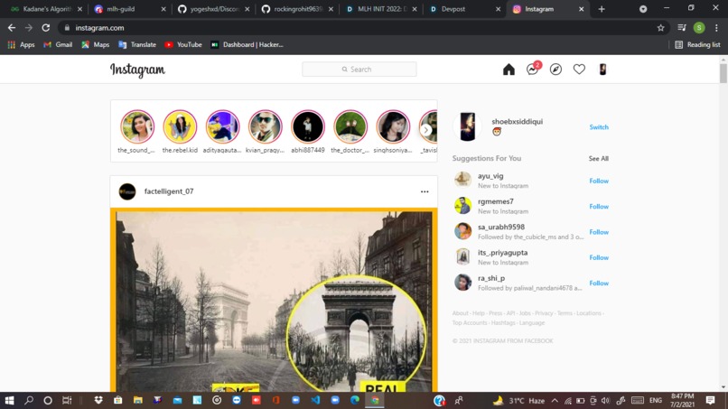Use Social media API – screenshot 1