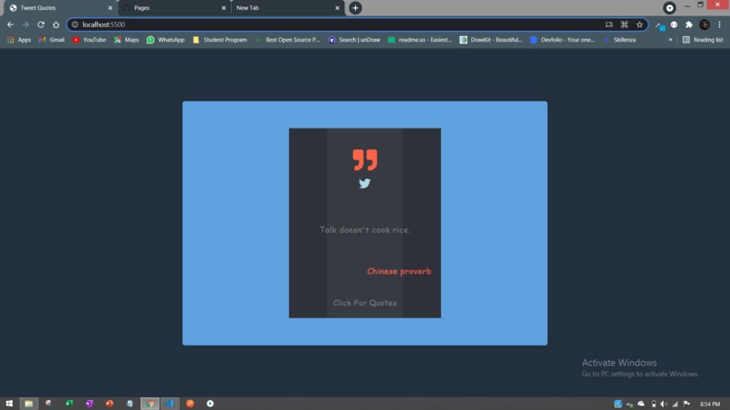 tweet-quotes – screenshot 1