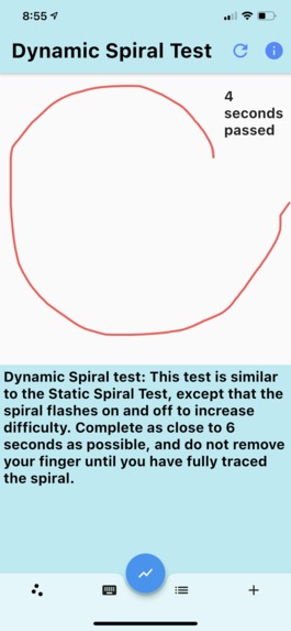 MobiTest - Parkinson's Monitor – screenshot 3