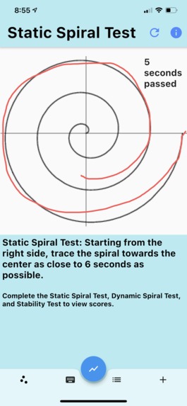 MobiTest - Parkinson's Monitor – screenshot 2
