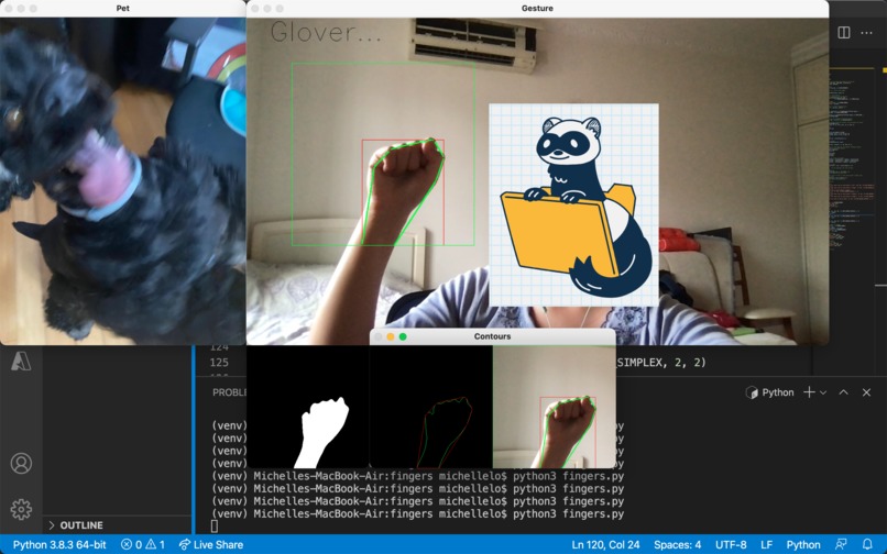 Hand tracker - pets edition – screenshot 2