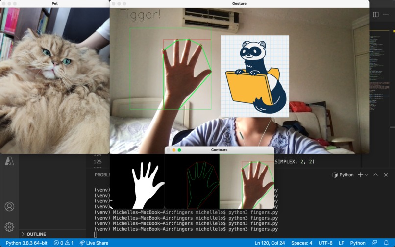 Hand tracker - pets edition – screenshot 3