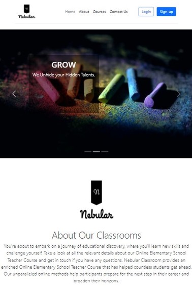 Nebular Classroom – screenshot 1