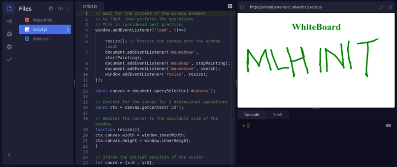 WhiteBoard – screenshot 1