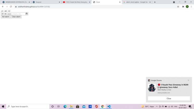 ALARM-CLOCK – screenshot 1
