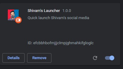 Chrome extension – screenshot 1