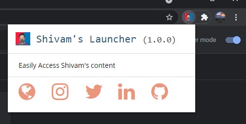 Chrome extension – screenshot 2