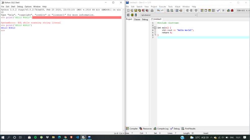 Exploring a new Language – screenshot 1