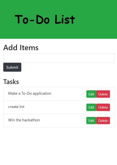 To-Do List – screenshot 1