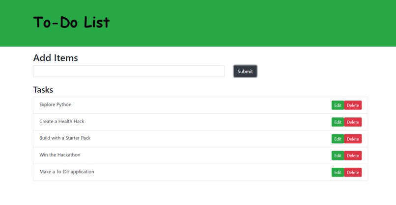 To-Do List – screenshot 1