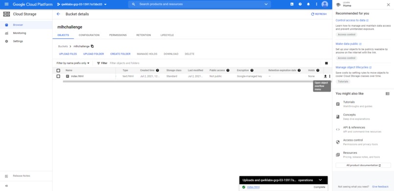 TryingGoogleCloudPlatform – screenshot 2