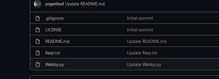 Web scarping – screenshot 1