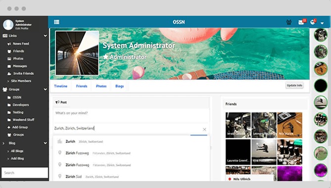 Social Media Platform – screenshot 2