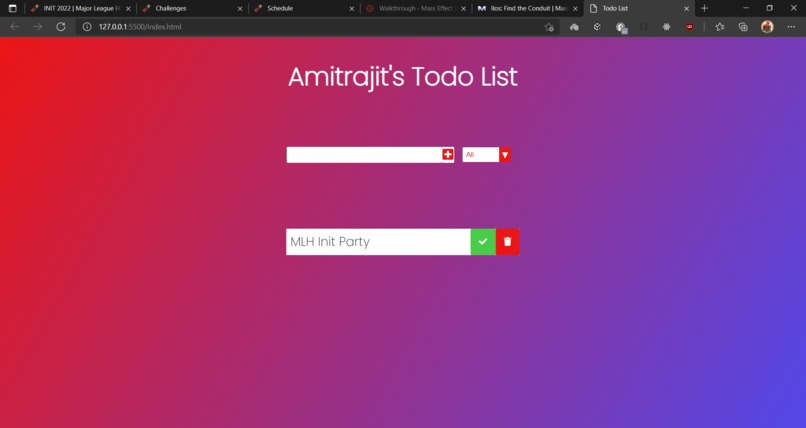Todo List – screenshot 4