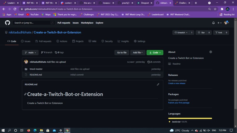 Create a Browser Extension – screenshot 1