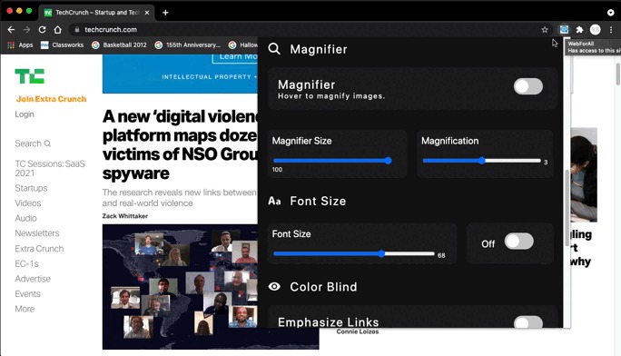 WebForAll – screenshot 4