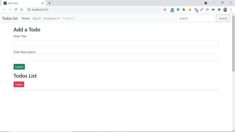 To-do-list – screenshot 1