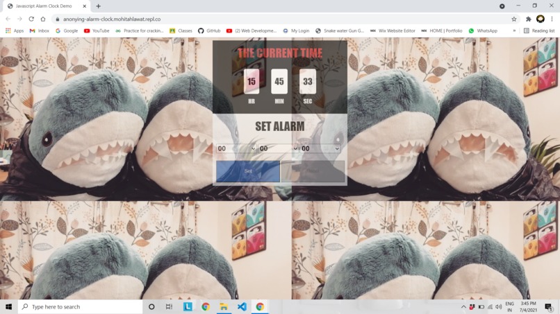 alarm clock – screenshot 1