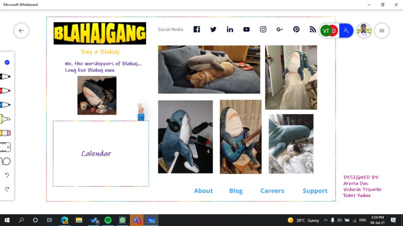Make an Online Whiteboard – screenshot 1