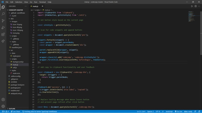 Codecopy – screenshot 1