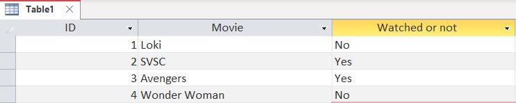 Movies Database – screenshot 1