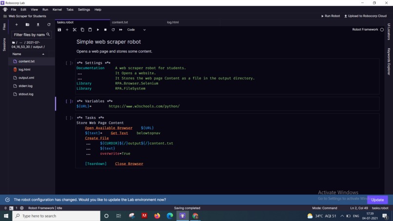Scrap the web – screenshot 4