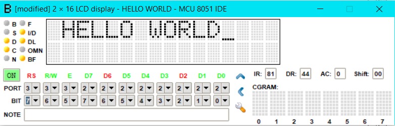 Hello World in a new language – screenshot 1