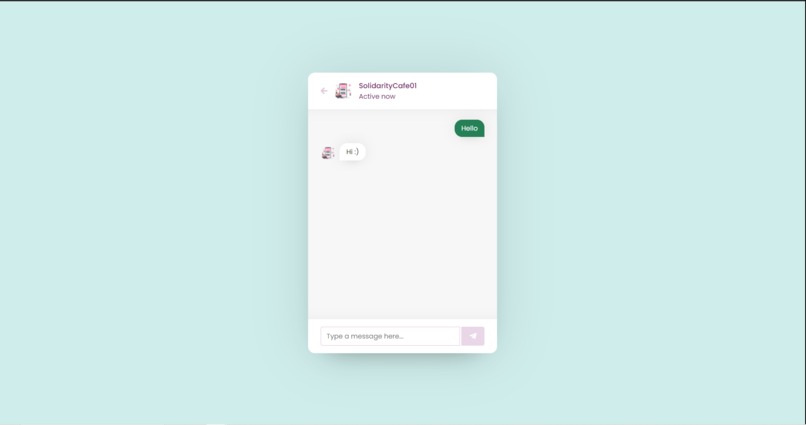 SolidarityCafe  – screenshot 1